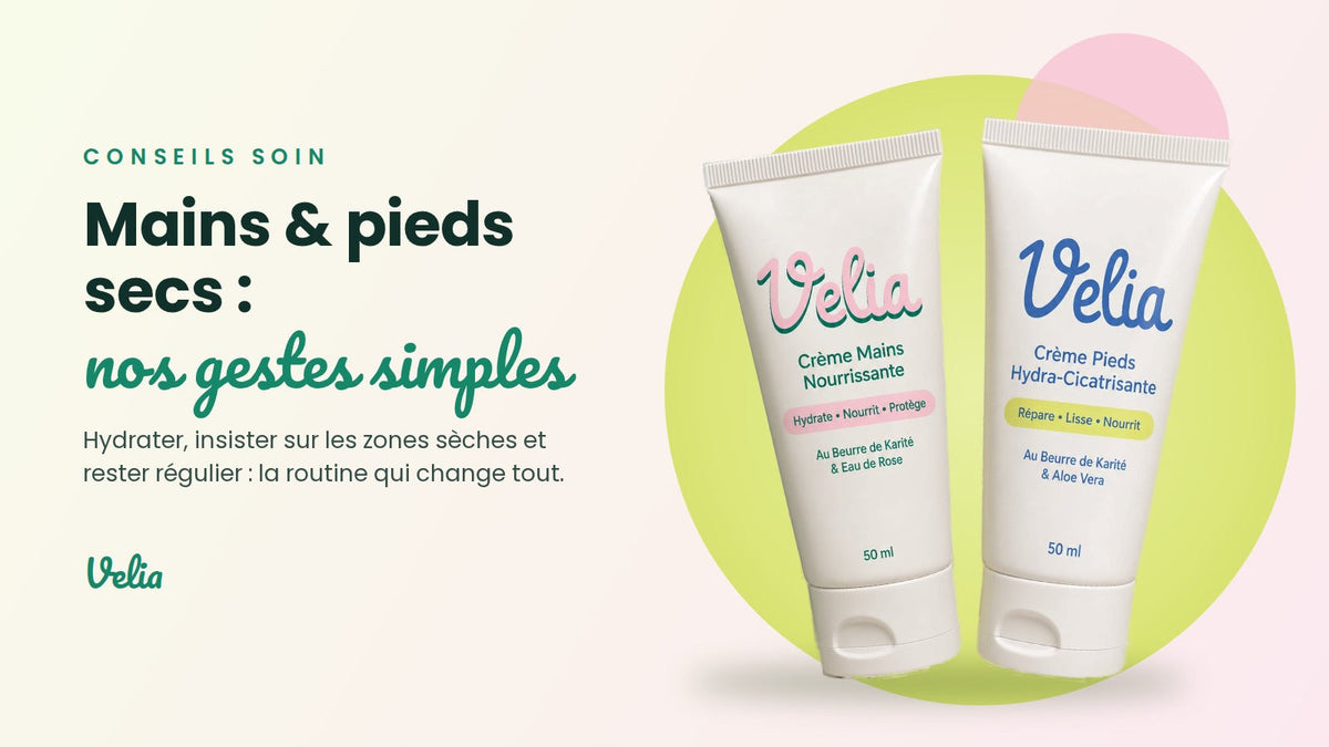 Comment prendre soin des mains et des pieds secs ?