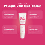 VELIA — Baume à Lèvres Glow Rose Fraise